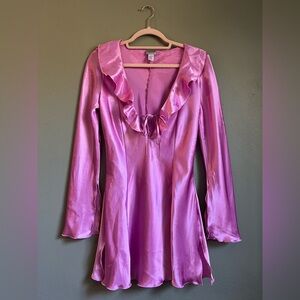 Fredericks of Hollywood pink dress
